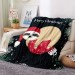 Плед рождественский двуслойный Homytex 180 * 220 флис Sherpa 10