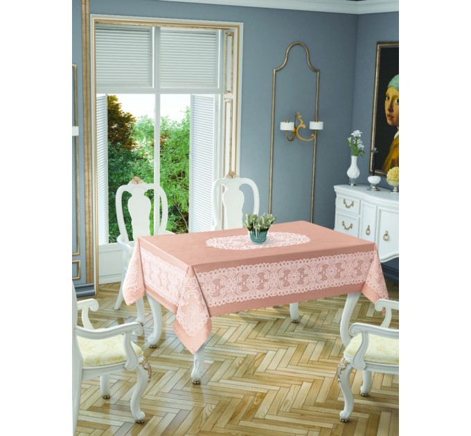 Скатерть Tropik home Priencly Cappucino 5698-3