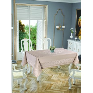 Скатерть Tropik home Damask Cappucino 150x220