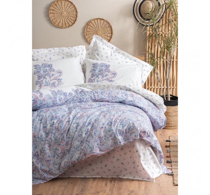 Комплект постельного белья Cotton Box Bohem Mapiya Mavi 200x220