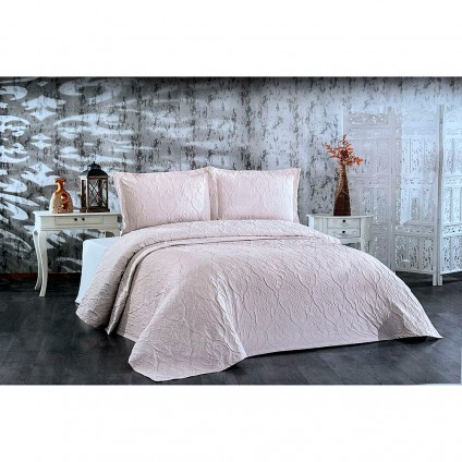 Покрывало жаккард DIAMOND ARROW BEIGE (240x260)