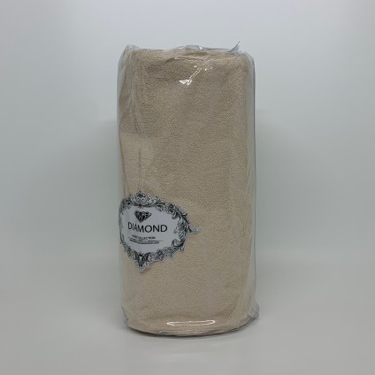 Простыня махровая на резинке DIAMOND HAVLU CARSAF BEIGE