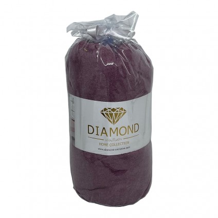Простыня махровая на резинке DIAMOND HAVLU CARSAF LILAC