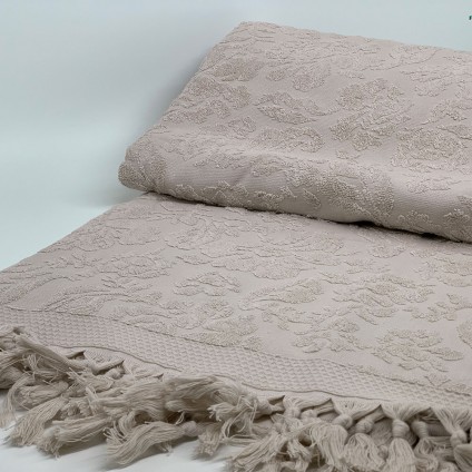 Махровая простыня DIAMOND MALVINA GREY (200X220)