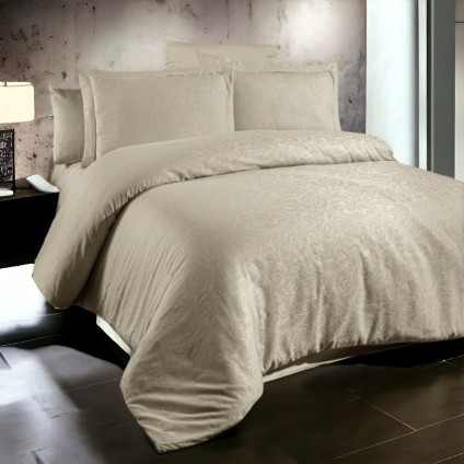 Постельное белье жаккард FIRST CHOICE TECNA CHAMPAGNE (200x220)
