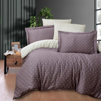 Постельное белье сатин FIRST CHOICE POINT LILAC (200x220)