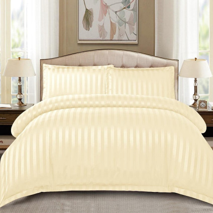 Постільна білизна сатин BEIGE (200x220)