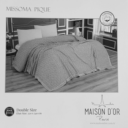 Плед - покрывала Maison Dor MISSOMA ANTRASIT (220x240)