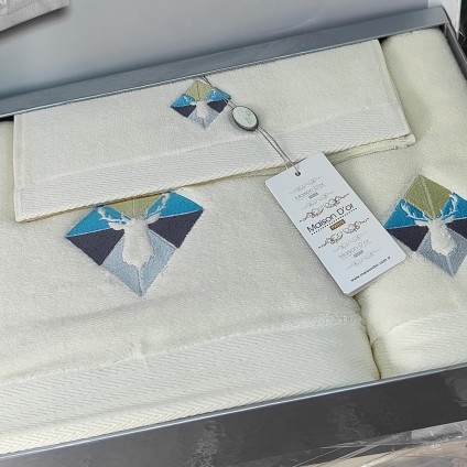Набір рушників Maison Dor CERFY TOWEL SET ECRU (3)