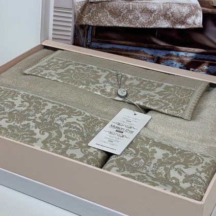 Набір бамбукових рушників Maison Dor ROSE MARINE BEIGE (3)