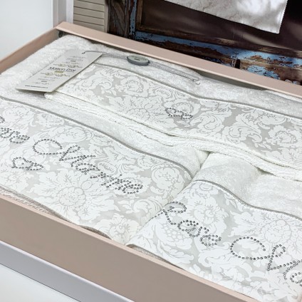 Набір бамбукових рушників Maison Dor ROSE MARINE WHITE (3)