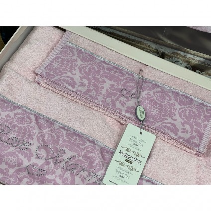 Набір бамбукових рушників Maison Dor ROSE MARINE ROSE (3)