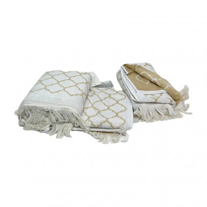 Жакард MAISON DOR LORENZA BEIGE набір рушників