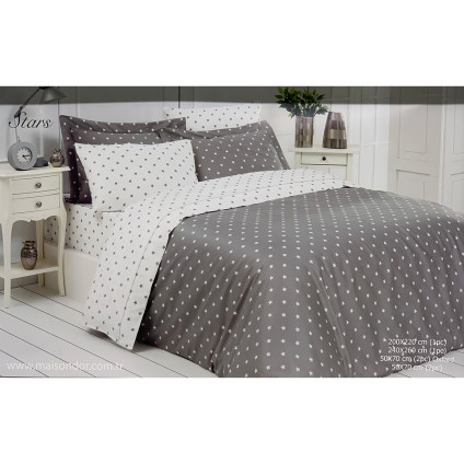 Постельное белье Maison Dor  STARS GREY (200x220)
