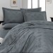 Постільна білизна жаккард First Choice MARELDA DARK GREY євро