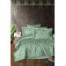 Постельное белье жаккард First Choice Midas crepe green евро