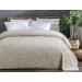 Простынь махровая Uniko crown home 220x240 см бежевая