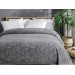 Простынь махровая Uniko crown home 220x240 см серая