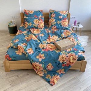 Постільна білизна “LeLIT”,Полікотон,Зелений,Євро, P-0042