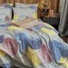Постільна білизна  “LeLIT”,Полікотон, Світло-Сірий з принтом, Двоспальний, P-0078