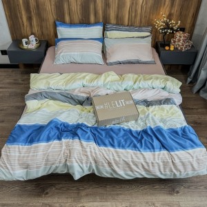 Постільна білизна  “LeLIT” Різнокольоровий,Полікотон, Сімейний, P-0077