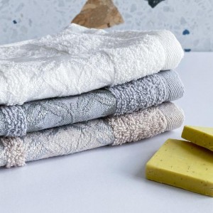 Набір Махрових рушників «Lelit», Бавовна,сірий-білий-бежевий, GRETA  30/50 3шт 01