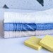  Набір Махрових рушників «Lelit», Бавовна,білий синій бежевий, LOVELI 30/50 3шт 01