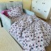  Дитяча постільна білизна “LeLIT”, Бязь,Сірий з принтом, Півтораспальний, B-1158