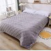 Покрывало велюровое Home Textile Ромбы 200х220 см светло-серое