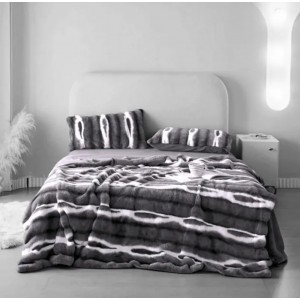 Плед - покрывало Home Textile Plaid Sable K серый