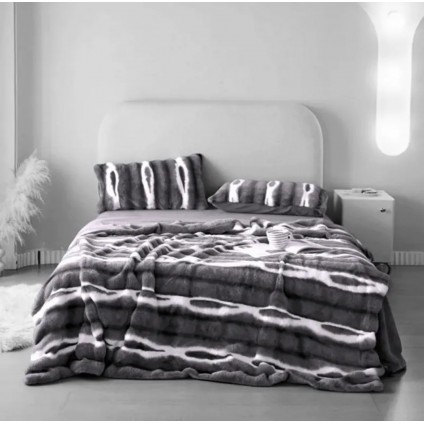 Плед - покрывало Home Textile Plaid Sable K серый