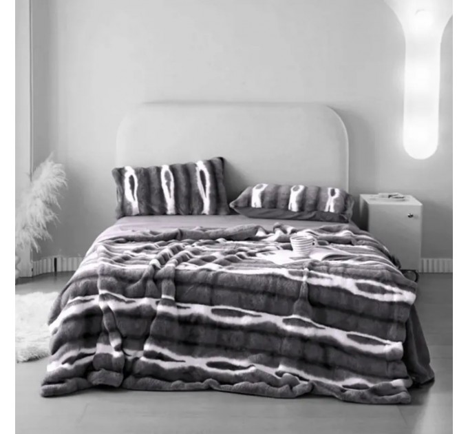 Плед - покривало Home Textile Plaid Sable K сірий