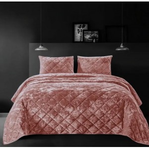 Покривало Home Textile VELOUR MARBLE рожевий