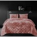 Покривало Home Textile VELOUR MARBLE рожевий