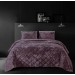 Покривало Home Textile VELOUR MARBLE фіолетовий