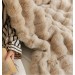 Плед - Покривало Home Textile Sable 200x230 см зі штучного хутра бежевий