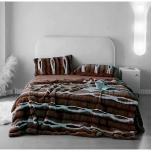 Плед - покривало Home Textile Plaid Sable K коричневий