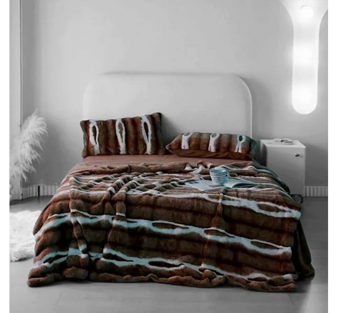 Плед - покривало Home Textile Plaid Sable K коричневий