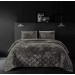 Покрывало Home Textile VELOUR MARBLE серый
