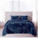 Покривало Home Textile VELOUR MARBLE синій