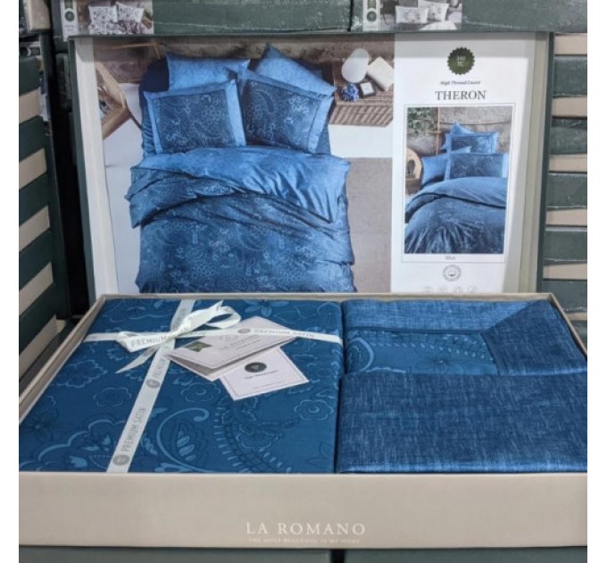 Комплект постільної білизни La Romano Theron Blue