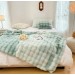Плед - Покривало Home Textile Sable 200x230 см із штучного хутра зелений